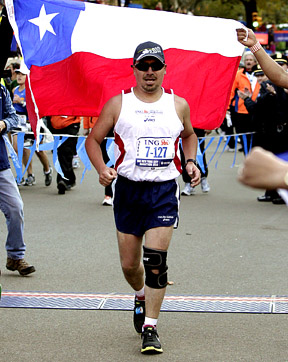 Minero chileno Edison Peña logró completar la maratón de Nueva York
