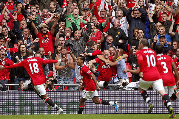 El golazo de Nani que sorprendió a todos en el 'nuevo' Manchester United de Ferguson