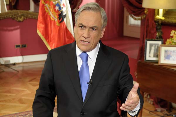 Piñera anuncia que el Presupuesto del próximo año será un 5% superior al de 2011