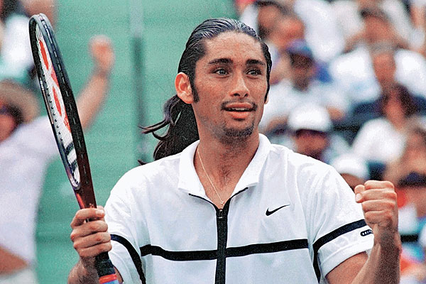 Ríos en el Lipton 1998, el momento más alto del tenis chileno.