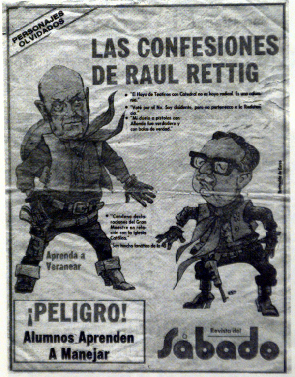El duelo entre Allende y Rettig causó sensación en la época.