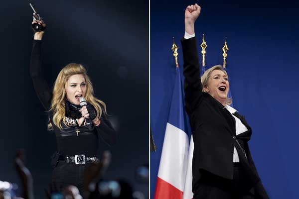 Мадонна против Ле Пен