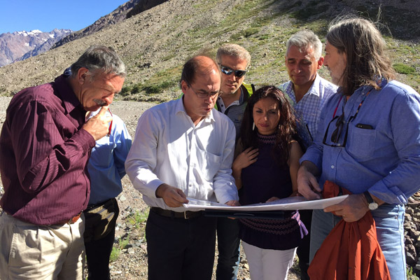 MOP visita paso fronterizo Las Leñas para evaluar construcción de túnel hacia Argentina
