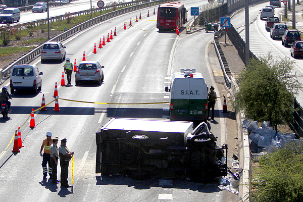 Muertos en accidentes de tránsito en Chile sumaron 142 durante enero