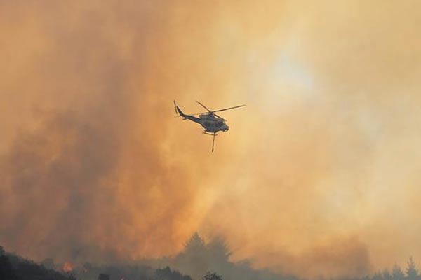 Incendios forestales provocan situación crítica en la Región de Los Lagos