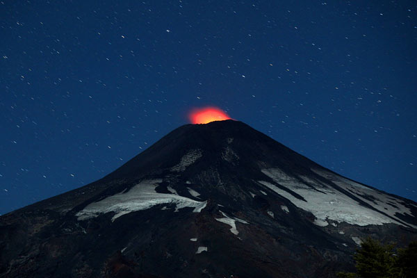 Volcán Villarrica se mantiene en fase de 