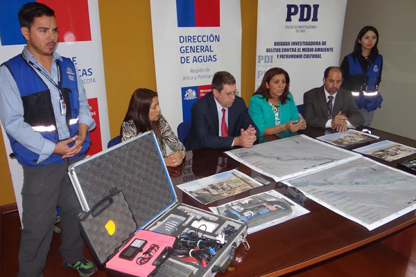 DGA y la PDI realizan operativos en Región de Arica y Parinacota por extracción ilegal de agua