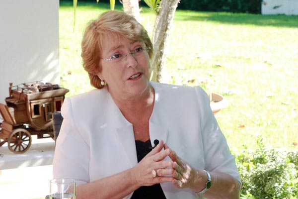 Presidenta Bachelet: 'No voy a ejercer el liderazgo para llevar adelante arreglines'